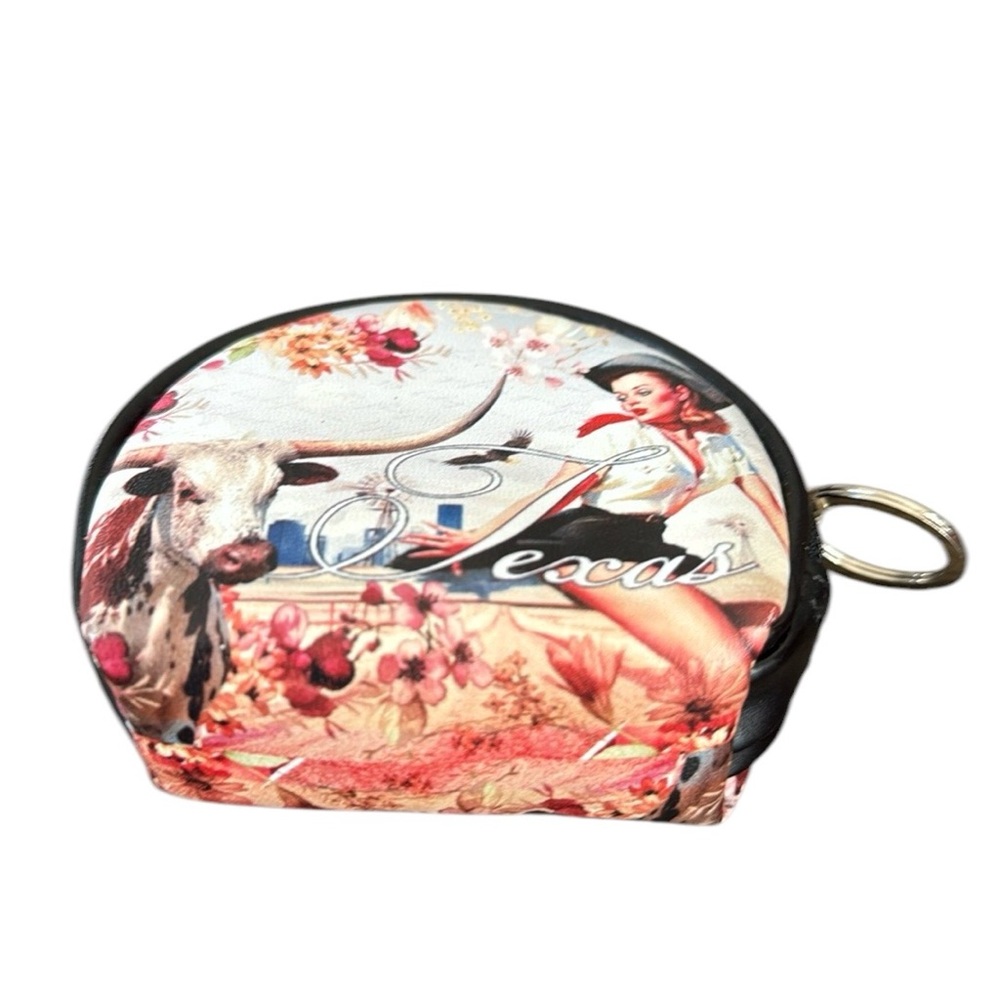 Robin Ruth Texas Round Coin Purse - Picture 3 of 6